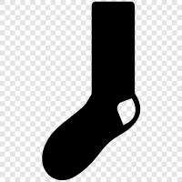 socks, stocking, foot, footwear icon svg