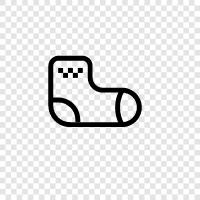 socks, foot, footwear, clothing icon svg