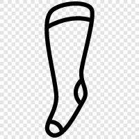 socks, footwear, fabric, Sock icon svg