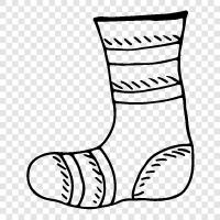 socks, foot, footwear, foot locker icon svg