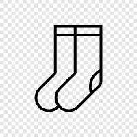 socks for men, women, kids, warm socks icon svg