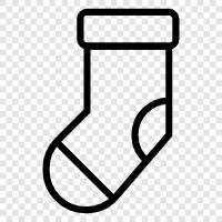 socks, stocking, foot, footwear icon svg