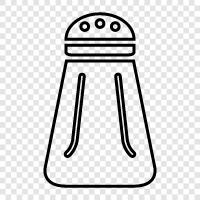 sodium chloride, table salt, Himalayan salt, Celtic salt icon svg