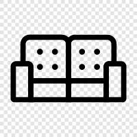 Sofa bed, Sofa set, Sofa bed set, Sofa icon svg