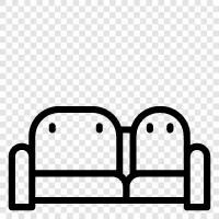 Sofa Bed, Sofa Couch, Couch, Bed icon svg