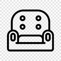 Sofa beds, Couch, Bed, Bedroom icon svg