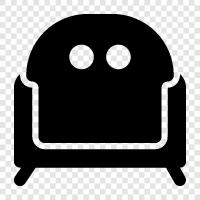 Sofa, Couch, Loveseat icon svg