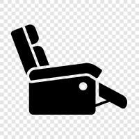 Sofa, Couch, Chair, Ottoman icon svg