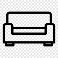 Sofa Set, Couch, Furniture, Seating icon svg