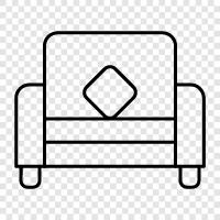 sofas, sectionals, couches, recliners icon svg