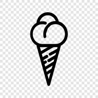 Soft Serve, Scoop, Sundae, Ice Cream Parlor icon svg