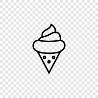 Soft Serve, Sundae, Blizzard, Frozen Yogurt icon svg