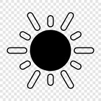 solar, light, moon, planets icon svg