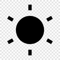 Sonnenstrahlen, Energie, Wetter, Planet symbol