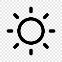 Solar, Sonnenstrahl, Sonnenfinsternis, Sonnenenergie symbol