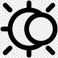 solar eclipse, annular solar eclipse, transit solar eclipse, total solar eclipse icon svg