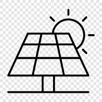 Solar Energy, Photovoltaic Cells, Solar Panels, Solar Cell icon svg