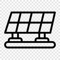 solar energy, solar cells, solar panels cost, solar panel prices icon svg