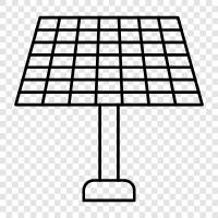 solar energy, solar panels, solar power, solar cells icon svg