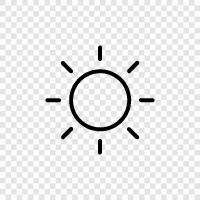 Sonne, Sonnenfleck, Sonnenfinsternis, Sonnenaufgang symbol