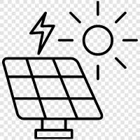 Solar Panel, Solar Energy, Photovoltaic, Solar Charger icon svg