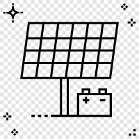 solar panels, solar energy costs, solar energy efficiency, solar energy news icon svg