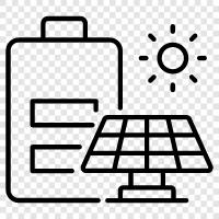 solar panels, solar energy systems, solar energy technology, solar energy benefits icon svg