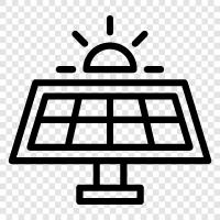 solar panels, solar energy, solar power, solar panels for sale icon svg