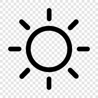 solar, rays, light, heat icon svg