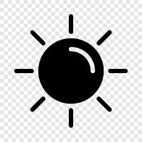 Sonnenstrahlen, Licht, Planet, Sterne symbol