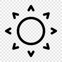 solar, light, energy, planet icon svg