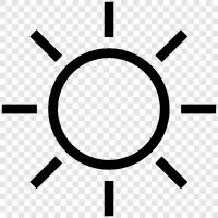 solar, weather, solar system, sunflower icon svg