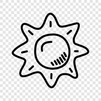 solar, rays, light, day icon svg