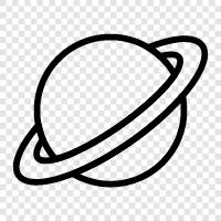 solar system, astronomy, space, planets icon svg