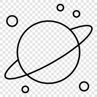 solar system, planets, astronomy, space icon svg