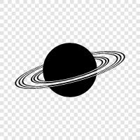 solar system, planets, astronomy, ringed planet icon svg