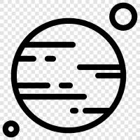 Solar System, Earth, Moon, science icon svg