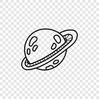 Solar System, Astronomy, Universe, space icon svg
