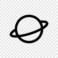 Solar System, Earth, Moon, life icon svg