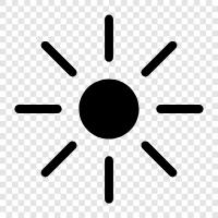 solar, light, sky, sunbeam icon svg