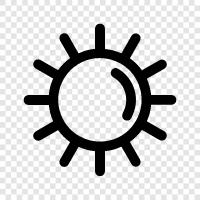 solar, light, day, sky icon