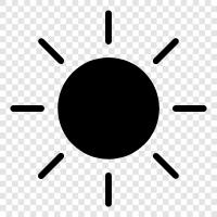 solar, rays, light, sky icon svg