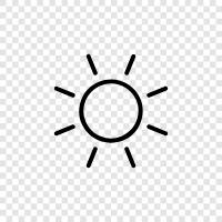 solar, solar energy, sunburn, ultraviolet icon svg