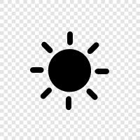 solar, rays, light, stars icon svg