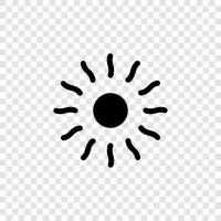 solar, weather, solar storm, sunburn icon svg