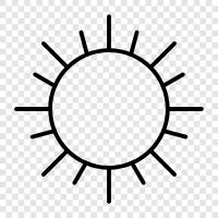 solar, star, planets, sunspots icon svg