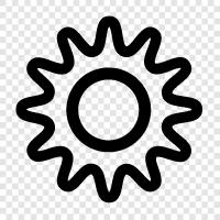 solar, sunbeam, rays, energy icon svg