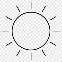 solar, sunbeam, sunburn, sunflower icon svg