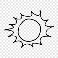 solar, rays, light, day icon svg