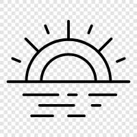 solar, sunrise, day, sky icon svg